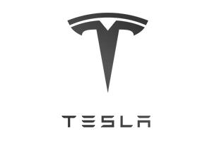 Logo Tesla noir et blanc